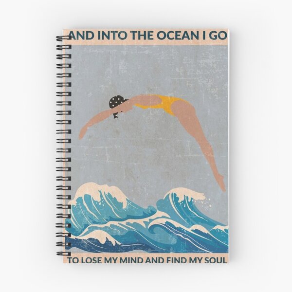 Item preview, The Ocean's Into Blue Poster designed and sold by Thelma-Britt.