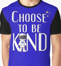 Choose to Be Kind - Wonder Positive Anti-Bullying Message Graphic T-Shirt