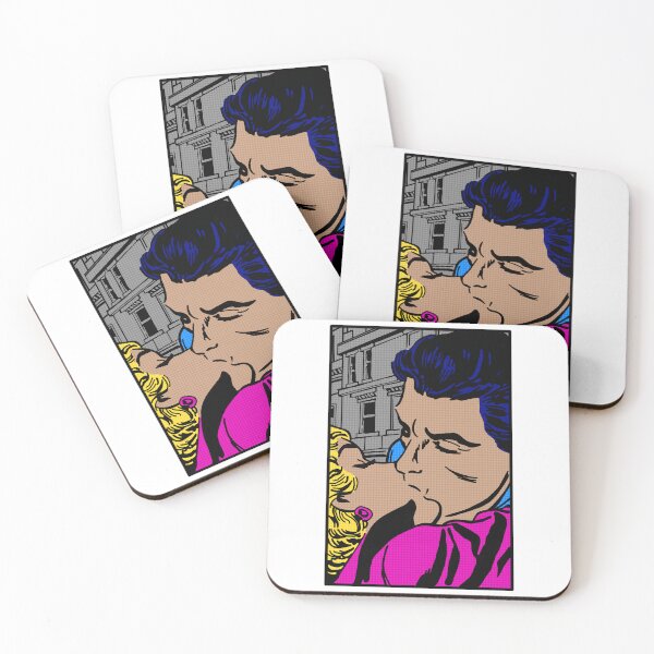 Item preview, Comic Couple Smooches designed and sold by Unhinged Heather.
