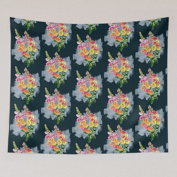 Item preview, vintage snapdragons      designed and sold by mtnappar.