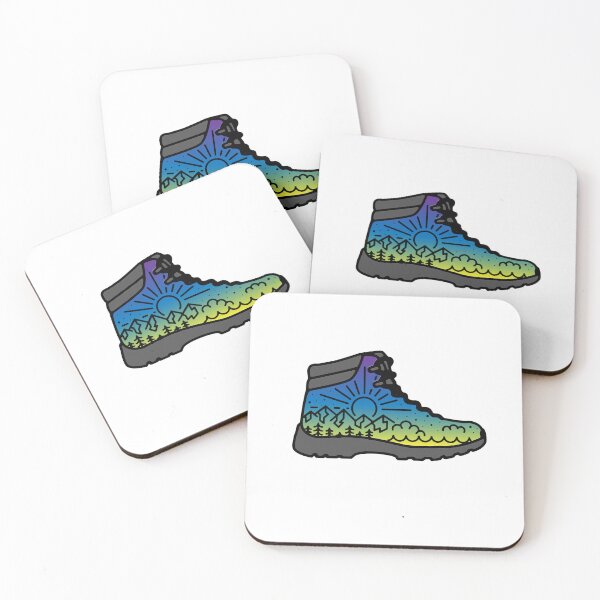 Item preview, Blue Sky Hiking Boot Landscape designed and sold by maura41.