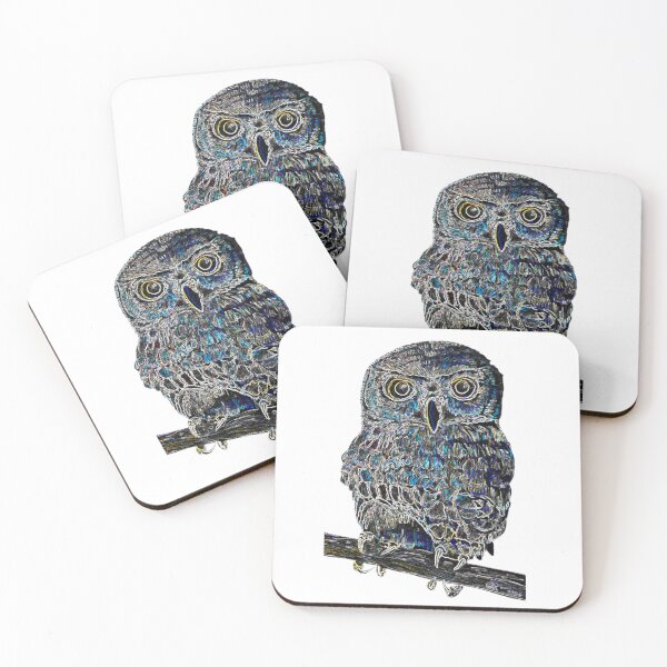 Item preview, Little Blue Owlet designed and sold by Kyra C. Kalageorgi.