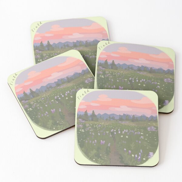 Item preview, Lavender field pastel aesthetic designed and sold by lunajoon.