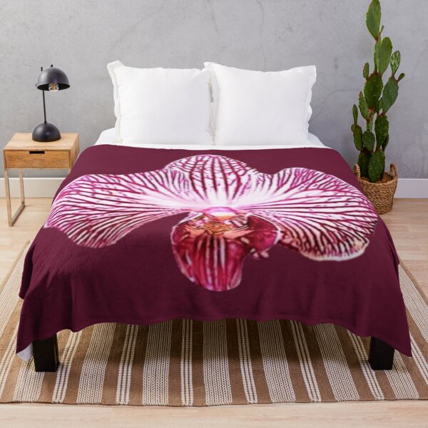Item preview, STRIPED ORCHID | Floral Art~Design designed and sold by CONTEMPORARY ART~DESIGN.