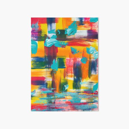 Just Run Art Board Print