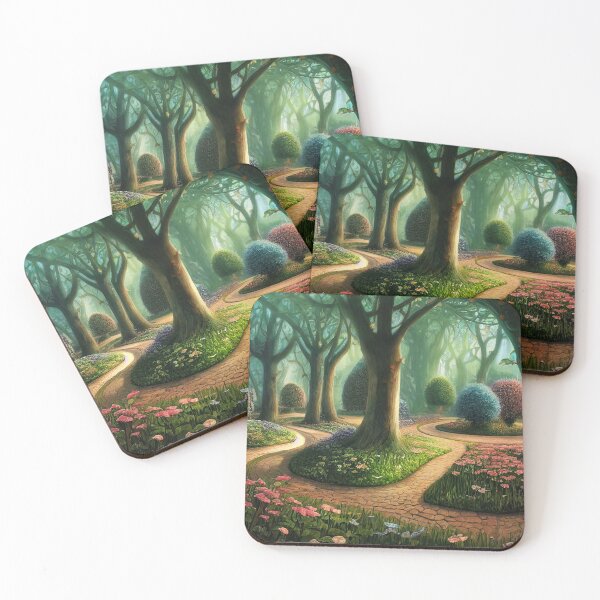 Item preview, Magical Garden, Fairy Forest, Fantasy World Painting designed and sold by SunDoor Art.