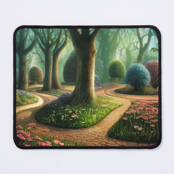 Item preview, Magical Garden, Fairy Forest, Fantasy World Painting designed and sold by SunDoor Art.