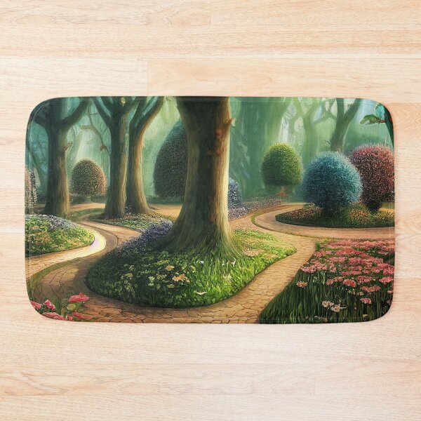 Item preview, Magical Garden, Fairy Forest, Fantasy World Painting designed and sold by SunDoor Art.