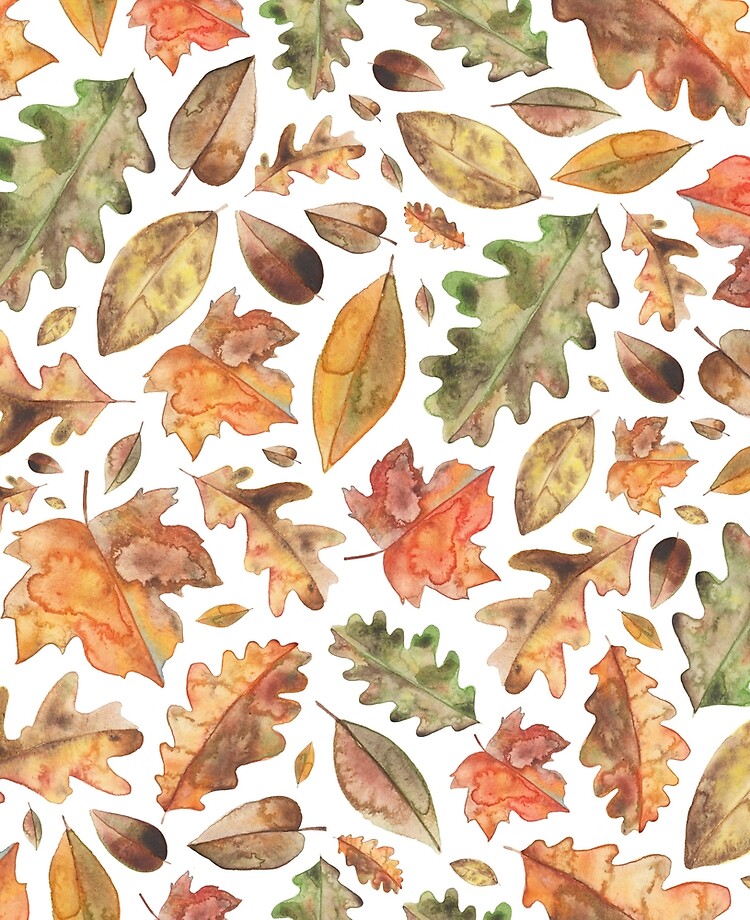 Autumn Leaf watercolour
