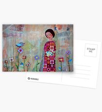 Women in the Garden Postcards