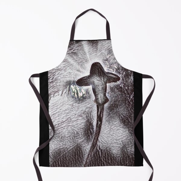 Item preview, Shark From Bottom Scribble designed and sold by Namsus-Printing.