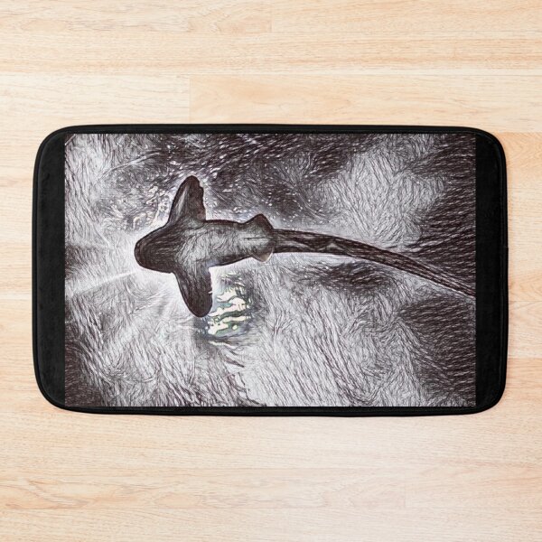 Item preview, Shark From Bottom Scribble designed and sold by Namsus-Printing.