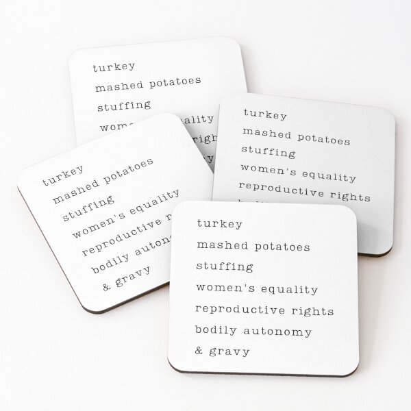 Item preview, THANKSGIVING INSPIRATIONAL QUOTE | FEMINIST THANKSGIVING designed and sold by Festive Feminist.