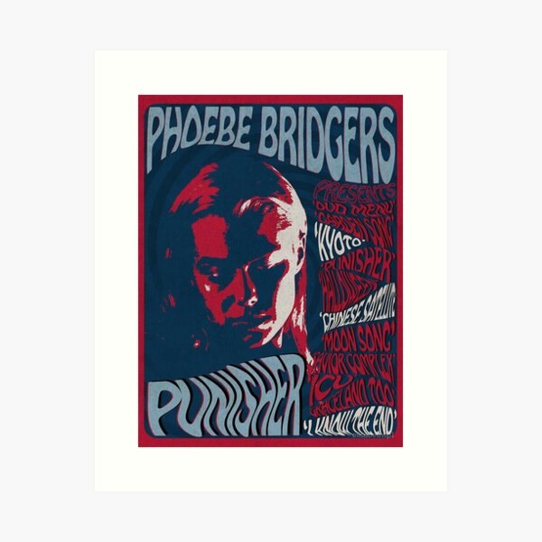 Punisher Phoebe Bridgers Poster Album Gift for Fans - Happy Place