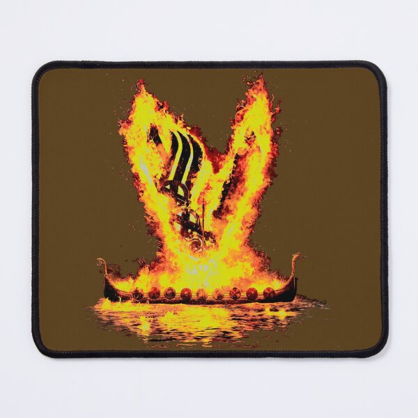 Item preview, Burning Viking Longboat  designed and sold by ontological.
