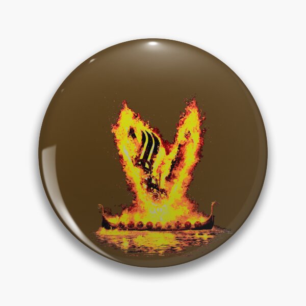 Item preview, Burning Viking Longboat  designed and sold by ontological.