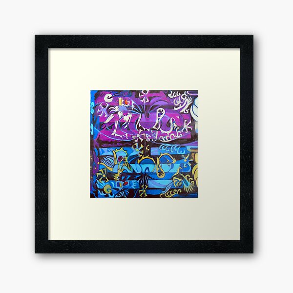 Hexagram 6: Sung (Creative Tension) Framed Art Print