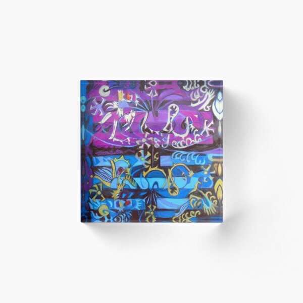 Hexagram 6: Sung (Creative Tension) Acrylic Block