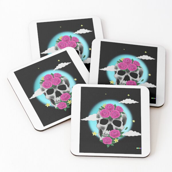 Item preview, Skull moon in the blooming universe designed and sold by cutenevil.