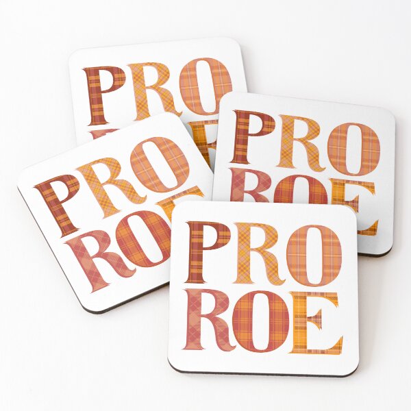 Item preview, PRO ROE | ABSTRACT FALL PLAID LETTERS designed and sold by Festive Feminist.
