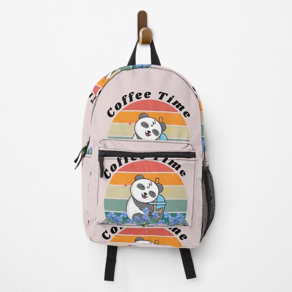 Item preview, Cute panda drinking coffee, coffee and panda designed and sold by ColourTrials.