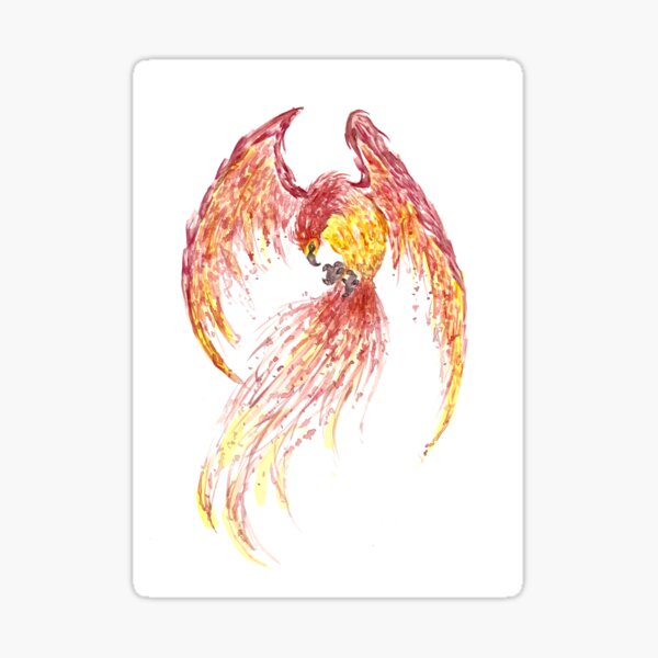 Phoenix Fawkes Sticker