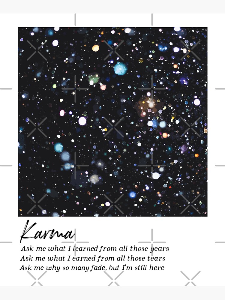 "Karma Taylor Swift" Sticker for Sale by ndcreates Redbubble