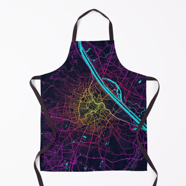 Item preview, Vienna City Map of Austria - Neon designed and sold by deMAP.