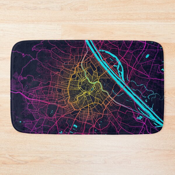 Item preview, Vienna City Map of Austria - Neon designed and sold by deMAP.