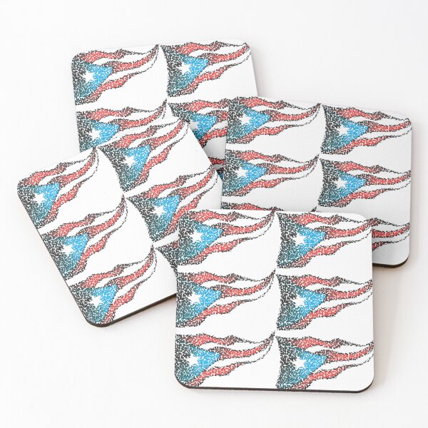 Item preview, Bandera Boricua Pixelated designed and sold by Noma17.