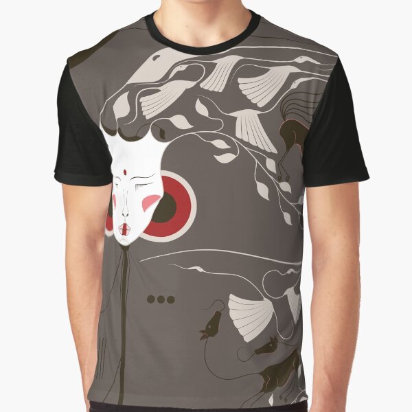 Item preview, Nature of a dream - Asian girl and fantasy stylised animals designed and sold by CalMaArt.