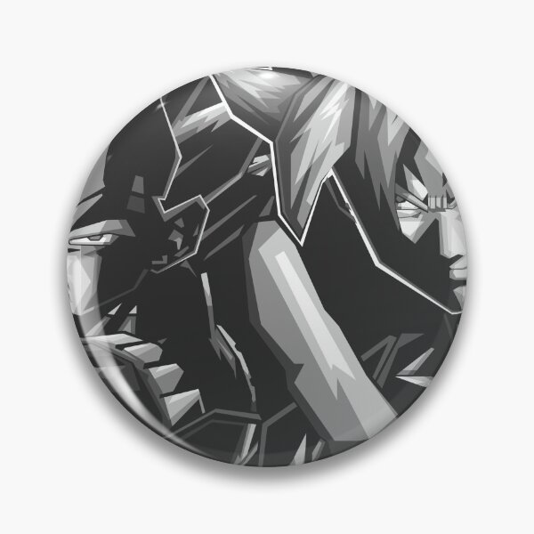 Item preview, Goka and Vegetto Popart grayscale designed and sold by Rizky Dwi Aprianda.