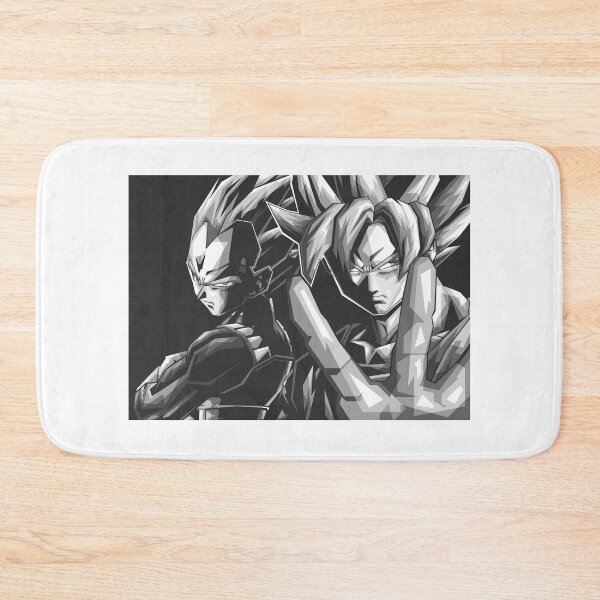 Item preview, Goka and Vegetto Popart grayscale designed and sold by Rizky Dwi Aprianda.