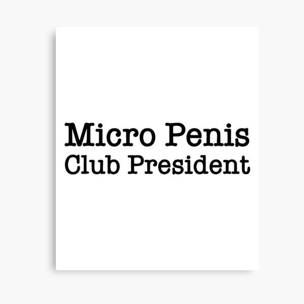Item preview, Micro Penis Club President designed and sold by Big Twelve.