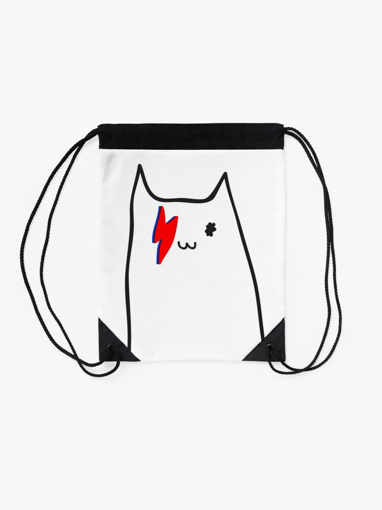 Alternate view of Bowie Cat Drawstring Bag