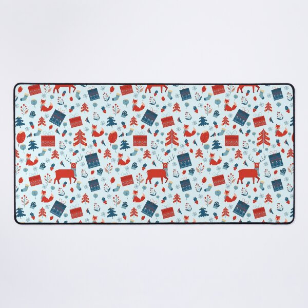 Item preview, Polar Christmas, Illustration with a beautiful pattern of cute animals enjoying the snow and Christmas elements. designed and sold by Malogue.