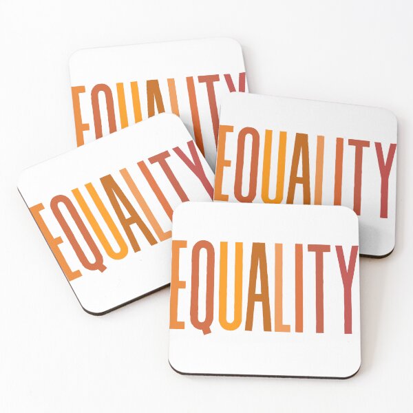 Item preview, EQUALITY | FALL COLORS MINIMALISM TEXT designed and sold by Festive Feminist.