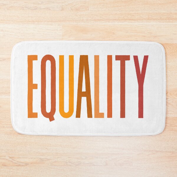 Item preview, EQUALITY | FALL COLORS MINIMALISM TEXT designed and sold by Festive Feminist.