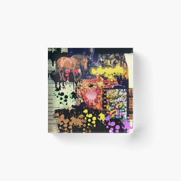 Item preview, GRAFFITI HORSE COLLAGE designed and sold by Swooncake Press.