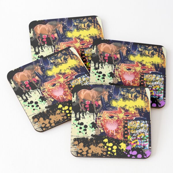 Item preview, GRAFFITI HORSE COLLAGE designed and sold by Swooncake Press.
