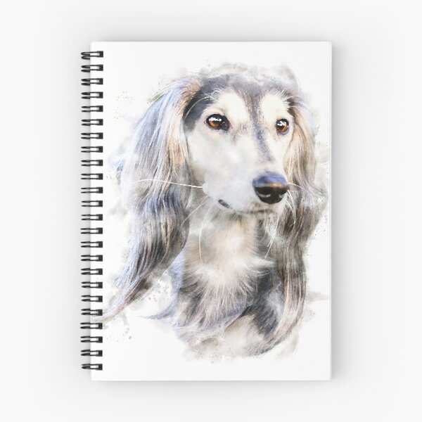 Item preview, Saluki Watercolour Artwork designed and sold by Typeglyphs.