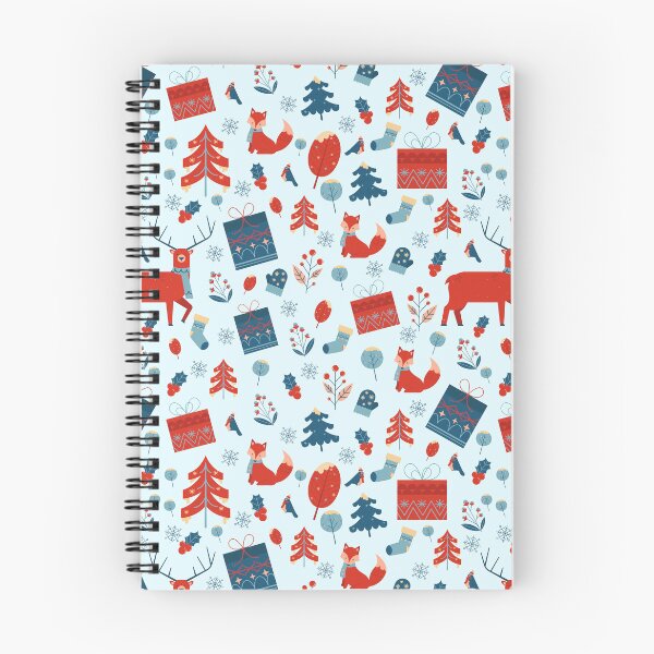 Item preview, Polar Christmas, Illustration with a beautiful pattern of cute animals enjoying the snow and Christmas elements. designed and sold by Malogue.