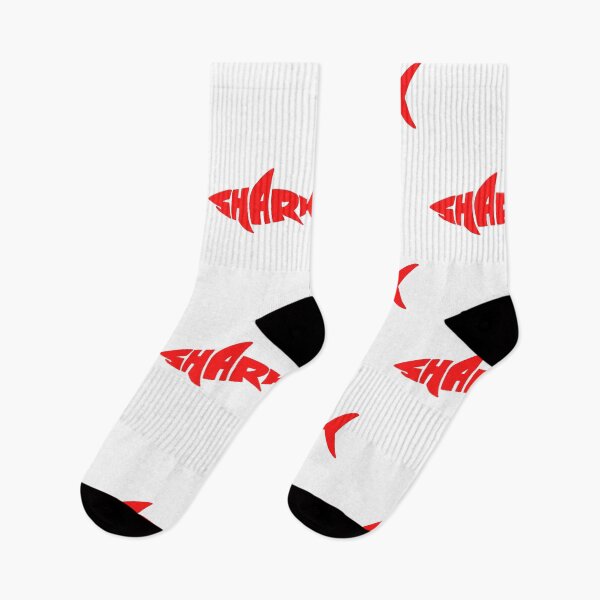 Item preview, Shark Lettering Blood Outline designed and sold by mkzmerch.