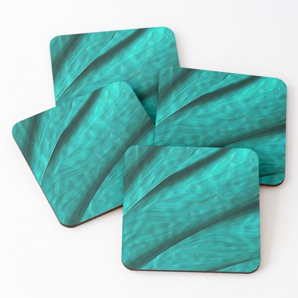 Item preview, Aqua Rolled Leaves Portrait designed and sold by fatenanwar.