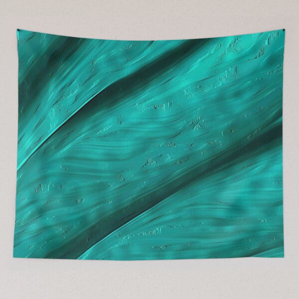 Item preview, Aqua Rolled Leaves Portrait designed and sold by fatenanwar.