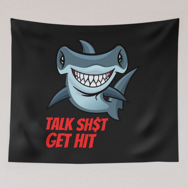 Item preview, Hammerhead Shark Cheeky Talk Sh$t Get Hit designed and sold by mkzmerch.