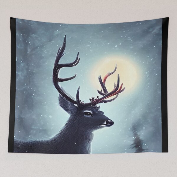 Item preview, Wild Stag Deer - Winter designed and sold by Devin Farinsky.