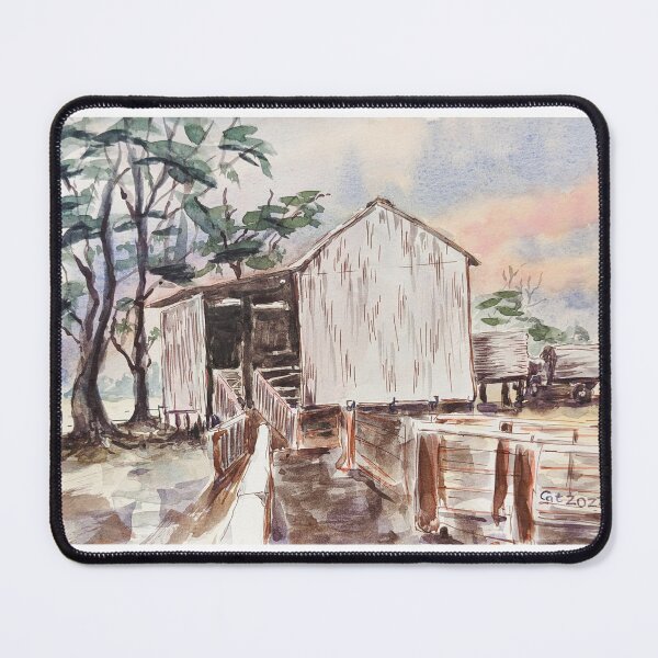 Item preview, A Small Shearing Shed designed and sold by bycatdesign.