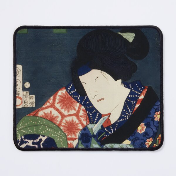 Item preview, Portraits an Actors by Toyohara Kunichika   - Japanese woodblock designed and sold by TeeARTHY.
