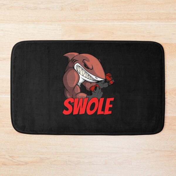 Item preview, Swole Shark loves to Train Hard designed and sold by mkzmerch.